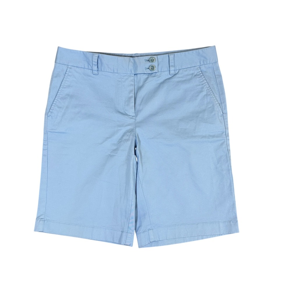 Vineyard Vines Daybreak Chino Shorts Light Blue Stretch Cotton Twill Size 10